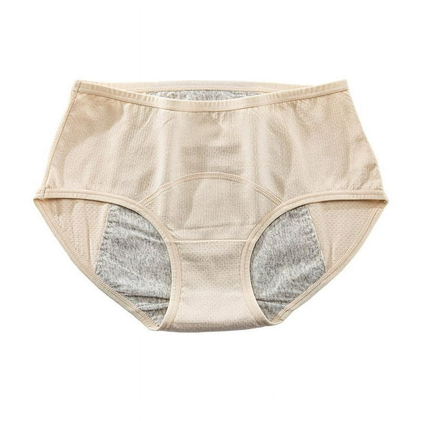 Pantalones fisiológicos para mujer, pantalones de tía, pantalones menstruales triangulares de cintura media con entrepierna de algodón, ropa interior a prueba de fugas, pantalones sanitarios