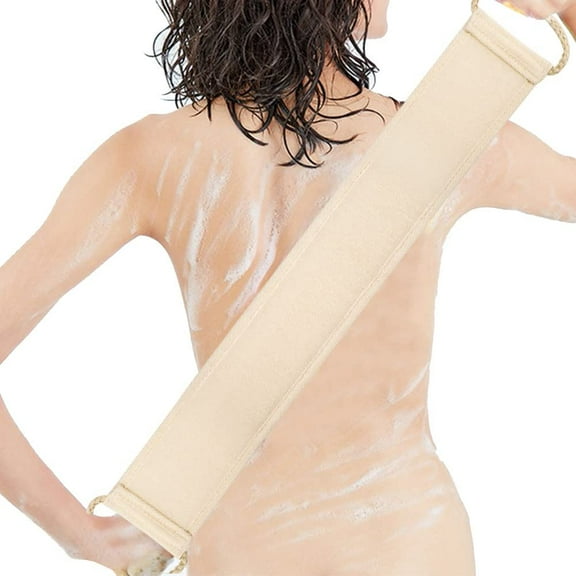 Duslogis Back Scrubber for Shower- Loofah Exfoliating Body Scrubber Back Washer for Shower, Back Shower Scrubber for Body, Flat Body Scrubbers for Use in Shower Back Scrubber, Back Loofah