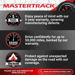 Mastertrack Badlands AT All Terrain LT245/75R17 10 Ply E 121S SUV Light Truck Tire 245/75/17(Tire Only) Sansujyuku sansujyuku.com