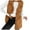Brown, variant on Solid Loose Fit Elegant Lapel Button Front Vest Cardigan for Women Women Casual Dress Sweater Long Sleeve Hoodie Womens Long Hooded Sweatshirt