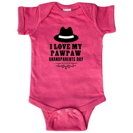 

Inktastic Grandparents Day I Love My Pawpaw Gift Baby Boy or Baby Girl Bodysuit