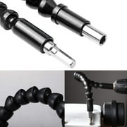 Set of 6, Flexible Drill Bit Extension Kits, DaKuan 11.8 Inch 9.8 Inch 7.8 Inch Different Sizes Flexible Screwdriver Shaft Easy Bendable Snake Driver Extender, 2 for Each Size