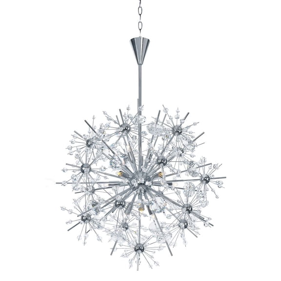 39745BCPC Maxim Lighting Starfire - Eleven Light Chandelier     -Traditional Installation