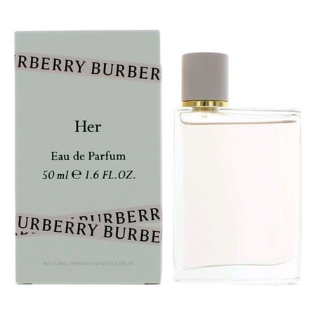 Burberry Her Eau De Parfum Spray, Perfume for Women, 1.6 Oz