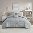 thumbnail image 3 of Home Essence Apartment Jemma Solid Clipped Jacquard Comforter Set, Twin/Twin XL, Grey, 3 of 13