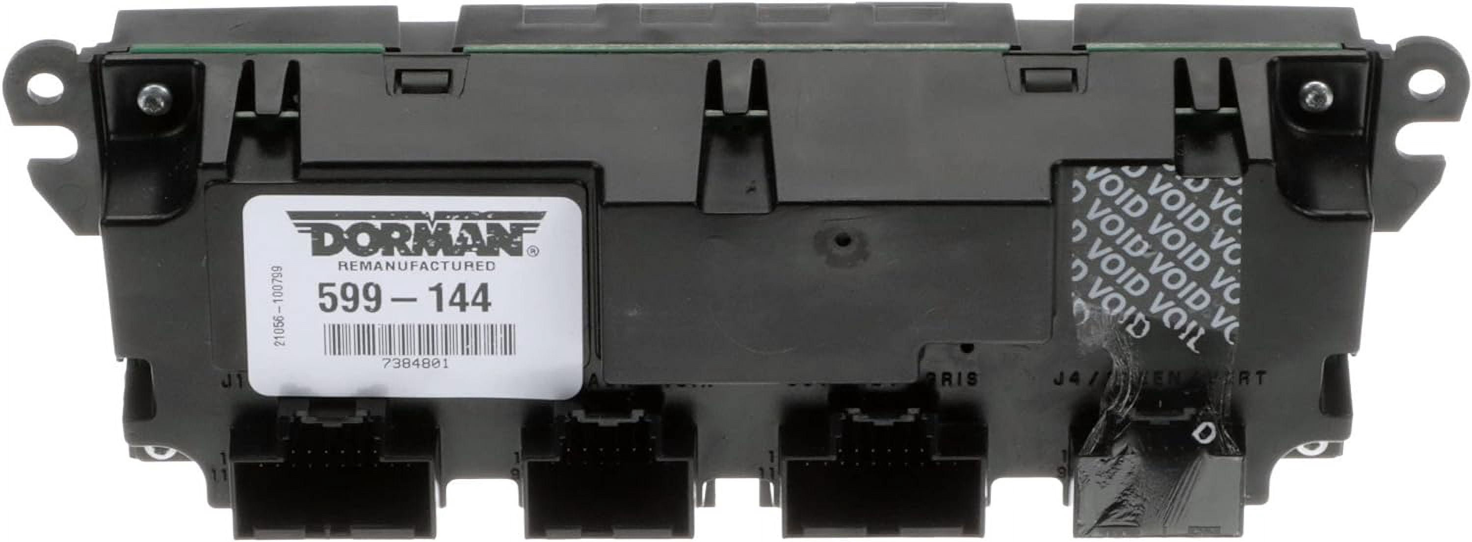 Remanufactured Dorman 599144 Climate Control Module Fits select: 2009-2012 CHEVROLET TRAVERSE, 2008-2012 BUICK ENCLAVE