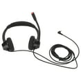 thumbnail image 2 of Auriculares Comerciales de 2.5 mm, Protección Auditiva de Voz Clara Auriculares Al Cliente Binaural para Empresas para Hospitales Para Servicios de Asesoramiento Telefónico, 2 of 7