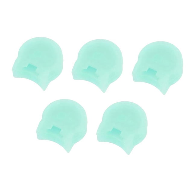 Fiocias 5 Pieces Clarinet Thumb Rest Cushion Protector Replacement Woodwind Instrument Accessories Finger Support Ergonomic PP Construction Suitable for Beginners Students Professionals Blue