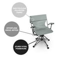 thumbnail image 4 of Zenithen Outdoor 360 Degree Portable Lawn Swivel Camping Chair w/ Arms, Smoke Grey, 4 of 7
