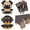 cpzb-dog-20, variant on PIXHOTUL dog party decoration, dog shaped paper tray, dog party supplies, children's birthday, including dog paper tray, can accommodate 20 guests