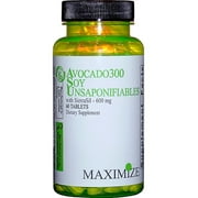Maximum International Avocado 300 Soy Unsaponifiables, 300 mg, 60 Tablets