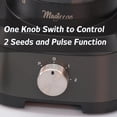 thumbnail image 4 of Magiccos 14-Cup French-Fry-Cutter Food Processor - Wide Mouth Large Feed Chute, Grey Color, Cheese Shredding, Meat Chopping, Shredding and Slicing, Mixing and Doughing, for Home Use, 4 of 5