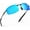 Black | Ice Blue Mirror, variant on Polarized Rimless Driving Sunglasses for Men Metal Frame Anti-Glare UV400 Protection Sun Glasses