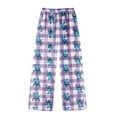 thumbnail image 5 of Pantalon de Pyjama Violet Clair pour Femmes, Bas de Pyjama Long Doux Décontracté TG, 5 of 5