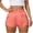 Orange, variant on Hurxie Women's Running Shorts with Zipper Pockets, Mid-Waisted Quick Dry Athletic Workout Sport Short White,M