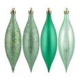 thumbnail image 3 of Vickerman 5.5" Sea Foam Finial Drop Christmas Ornament, Assorted 4 Finish, 8 per Pack, 3 of 4
