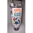 thumbnail image 2 of Bumpkit Sublimated 40oz Quencher Tumbler for Friends Fans, Black - Opaque lid, 2 of 9