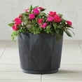 thumbnail image 5 of Better Homes & Gardens Hudson Black Resin Planter, 15.7" Dia x 13.8" H, 5 of 9