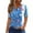 506_Sky Blue, variant on HEILAU 4th of July Shirts for Women Independence Day American Flag Graphic Tees V Neck 2025 Button Short Sleeve Summer Patriotic T Shirts