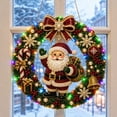 Herunwer Christmas DIY Diamond Pearl Bead Art Wreath Kit with LED ...