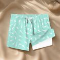 thumbnail image 3 of Pantalones Cortos Playa Baño Natación para Hombres Seco (xl) Verde, 3 of 6