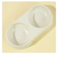 thumbnail image 2 of Elevated Double Cat Bowls, Plastic Food and Water Feeder Station for Cats and Small Dogs, Raised Pet Feeding Dish, Integrated Waterer, 2 of 3