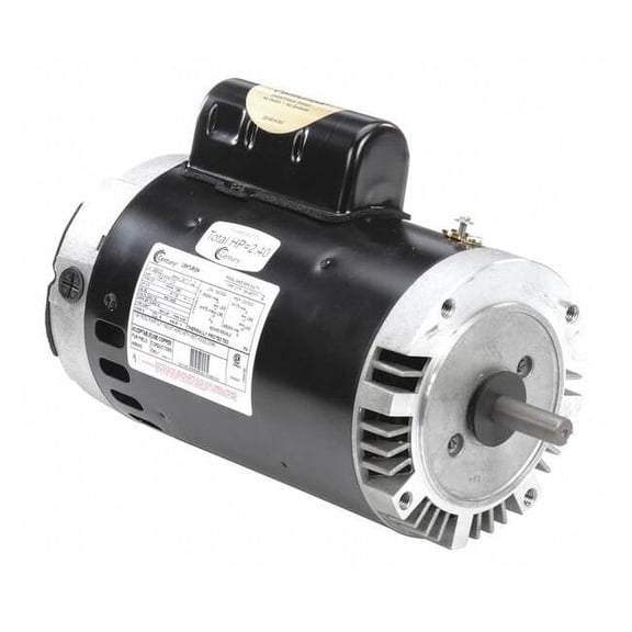 Pool Pump Motor, Permanent Split Capacitor, 2 HP, 56C Frame, 3,450 Nameplate RPM B835