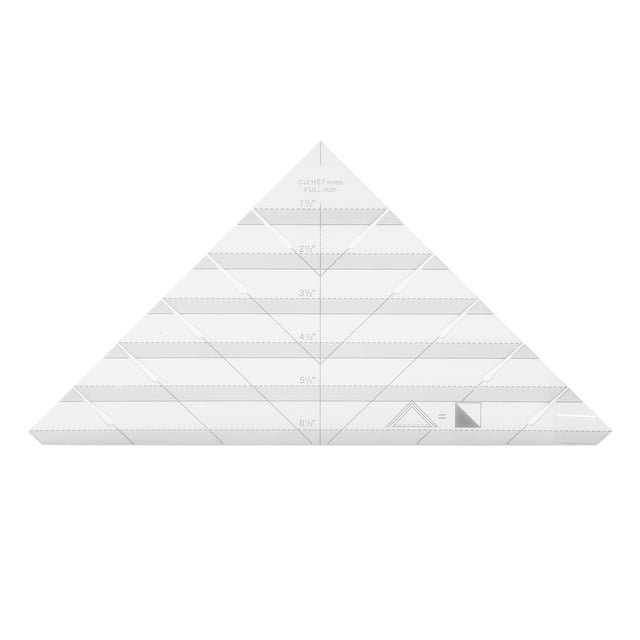 Strip Tube Ruler, Acrylic Triangular Ruler Clear Scale For Household For Sewing For School For Measurement Work