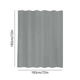 thumbnail image 2 of Hiroekza Double Sided Polka Dots Waterproof Shower Curtain Liner Fabric Washable Antimicrobial Mold Resistant Bathroom Essentials 71.9x71.9in Gray, 2 of 6
