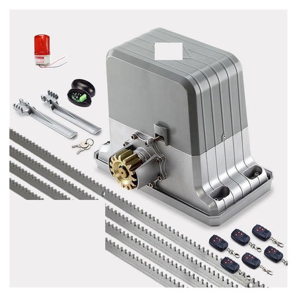 Heavy Duty Automatic Electric Sliding Gate Door Motor Engine Opener With 4m Racks (remotr Control QTY/sensor/button Optional) ,Easy to Install