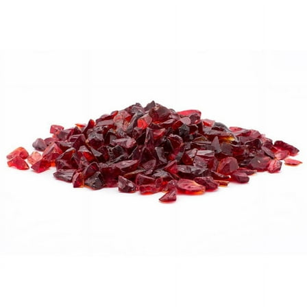 Dragon Glass 10 lb Red Landscape & Fire Pit Glass, 1/4"