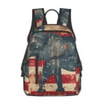 thumbnail image 1 of Fotbe Vintage American Flag Elephant Mochila Ligera para Hombres y Mujeres - Duradera y Resistente al Agua, Ideal para Escuela, Trabajo, Viajes y Uso Diario, 1 of 7