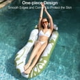 thumbnail image 4 of Pool Floats for Adult, Inflatable Swimming Pool Mattress with Headrest, Sun Tanning Raft, Pool Toys Floating Lounge for Pool, Beach, 2 Colors Random Delivery, 4 of 7