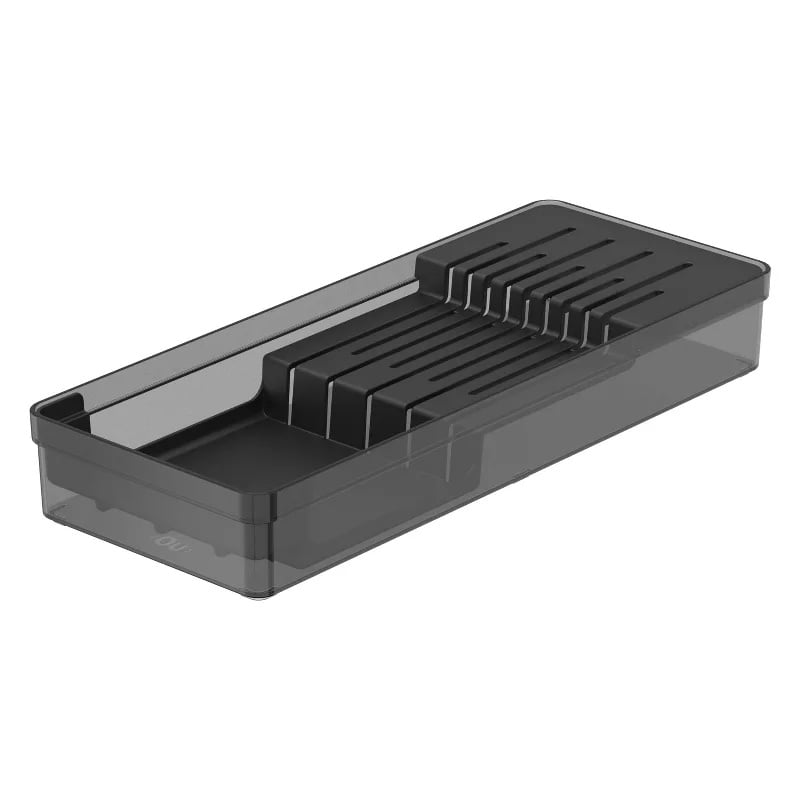 Drawer Knife Organizer Compact Knife Holder Utensil Storage Drawer Insert Kitchen Organizer Hand Wash