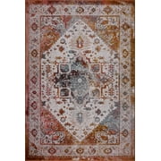 Ladole Rugs Modena Traditional Design Turkish Machine Made Beautiful Indoor Big Runner Rug Carpet Tapis in Brown Cream