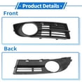 thumbnail image 5 of Unique Bargains Fog Light Grill Front Lower Bumper Fog Light Cover Inserts No.1T0853666A for VW Touran 2004-2010 Black ABS 1 Pcs Front Right Car, 5 of 6