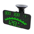 thumbnail image 4 of Car HUD, Universal Smart HUD GPS Speedometer  For Truck For Automobiles Green, 4 of 8