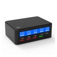 thumbnail image 1 of USB Quick Charger 40W 5-Port LED Display Quick Charge 3.0 Desktop Charger Charging Station Multi Port Travel Fast Wall Charger Hub For Smart Phones, Tablet ,Easy to Use, 1 of 7