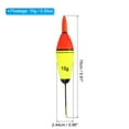 thumbnail image 2 of 0.35oz Lighted Fishing Slip Bobbers EVA Light Up in Red Fishing Float, 3 Pack, 2 of 5