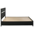 thumbnail image 6 of Miranda 51-inch Wood California King Storage Panel Bed Black, 6 of 9