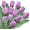 Light Purple, variant on Dalrosia 12PCS Crochet Tulip Flower - Handmade Knitted Yarn Flowers, Graduation Flower Woven Flowers, Completed Crochet Flowers