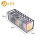 thumbnail image 1 of Organizador de almacenamiento de ropa, armario separador de cajones para dormitorio, caja de almacenamiento para calcetines y ropa interior, 1 of 4