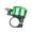 Green, variant on LEAQU Bike Bell Aluminum Bicycle Bell Loud Crisp Clear Bike Bell Road Mountain Bike Ring Bell for Adults Kids Boys Girls