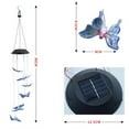 thumbnail image 3 of Indoor/Outdoor Ornaments Solar Powered LED Wind Chimes Home Garden Yard Decor Light Lamp Color Changing(Sea Urchin), 3 of 7