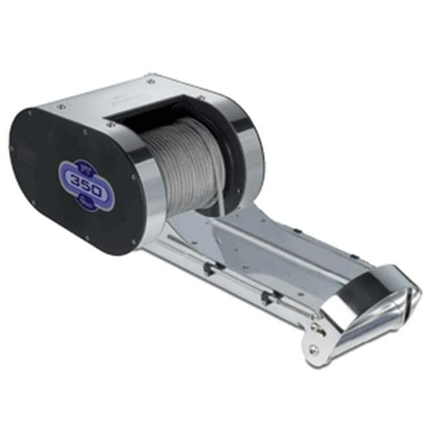 Quick FSPT0350RB20C01 PTR 350 Pontoon Windlass with Aluminum BowRoller