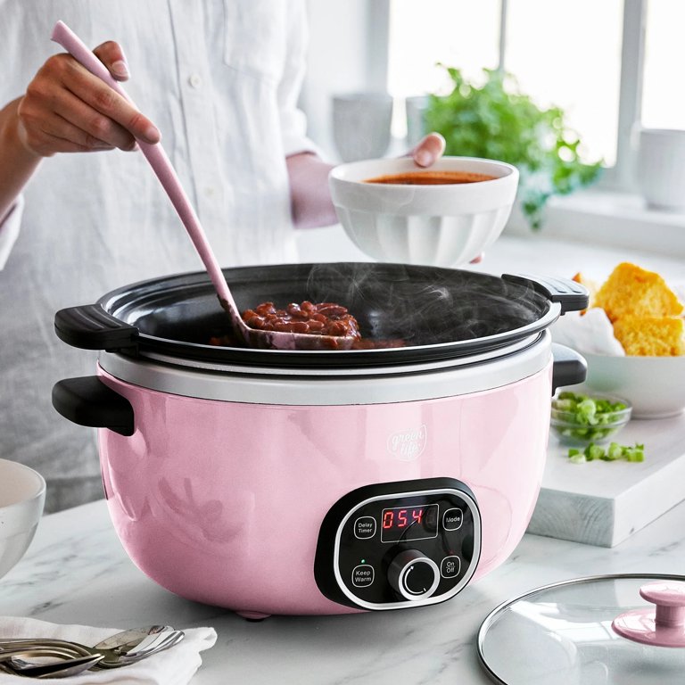 GreenLife Healthy Duo Slow Cooker Pink