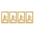 thumbnail image 1 of Book Holders,4pcs Bookends Lover Series Bookends Heavy Duty Bookends Built for Precision, 1 of 14