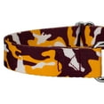 thumbnail image 5 of Country Brook Petz® Burgundy and Gold Camo Martingale Dog Collar Limited Edition, Small, 5 of 5