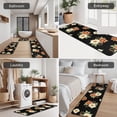 thumbnail image 5 of Pioneer Flower Floral Print Pattern Kitchen Rugs Sets Of 3,Kitchen Runner Rugs Non Skid Washable,Decorative Kitchen Floor Mats for Kitchen,Sink,Laundry,17X30 Inch + 17X47 Inch + 17X59 Inch, 5 of 6