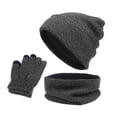 thumbnail image 1 of Gorro de invierno, bufanda para calentar el cuello, guantes para pantalla táctil, para pantalla táctil, sombreros, bufandas para mujeres y oscuro Salvador Gorro cálido Beanie, 1 of 5